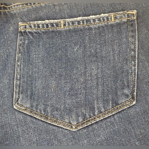 Paige Jimmy Jimmy Distressed Cuffed Denim Short Size 27 - Picture 10 of 15